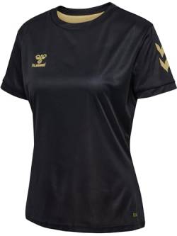 hummel E24C LTD Reversible Poly Tee Women Black/Gold - L von hummel