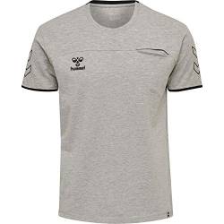 hummel Herren CIMA T-Shirt 205505 Grey Melange XL von hummel