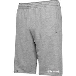hummel HmlMover Cotton Bermuda Herren Shorts - 205600, Farbe:2006 Grey Melange, Textil:XXL von hummel
