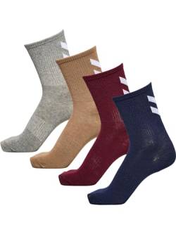 hummel Hmlchevron Col 4-Pack Socks Mix Unisex Erwachsene Athleisure Lange Socken von hummel