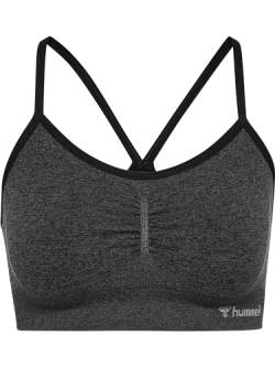 hummel Hmlci Seamless Scrunch Sports Bra Damen Yoga T-Shirt von hummel