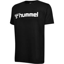 hummel Unisex Kinder Hmlgo Kids Cotton Logo T-Shirts (as3, Numeric, Numeric_152, Regular, 2001 Black) von hummel