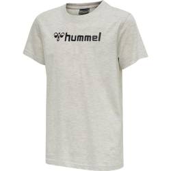 hummel Unisex Kinder Hmlgo Kids Cotton Logo T-Shirts (as3, Numeric, Numeric_152, Regular, 9158 Egret Melange) von hummel