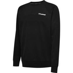 hummel Unisex Kinder Hmlgo Kids Cotton Sweatshirt Sweatshirt (128, 2001 Black) von hummel