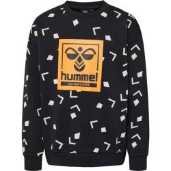 hummel -hmlELIJAH Sweatshirt, Kinder Sweatshirt (DE/NL/SE/PL, Numerisch, 140, Regular, Schwarz) von hummel