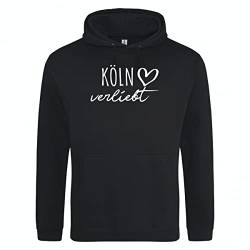 huuraa Unisex Hoodie Norderney verliebt Pullover Vegan Größe 3XL Deep Black mit Namen deiner lieblings Insel Geschenk Idee für Freunde und Familie von huuraa