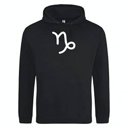 huuraa Unisex Hoodie Steinbock Sternzeichen Zeichen Pullover Vegan Größe XXL mit Tierkreiszeichen Symbol Geschenk Idee für Freunde und Familie von huuraa