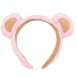 Bären-Stirnbänder, pelzig, Plüsch, Cartoon-Haar-Accessoires für Mädchen und Damen, Urlaub, Party, Kopfbedeckung, Tierhaarbänder für Mädchen, Make-up-Haarband von huwvqci