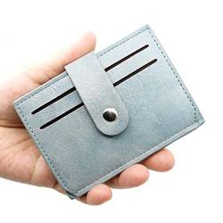huwvqci Herren-Geldbörse Bank Kredit-ID-Kartenhalter Wasserdichtes PU-Leder Multi-Slot Fashion Card Case-Geldbörsen-Clutch Bag mit Buckle Pocket von huwvqci