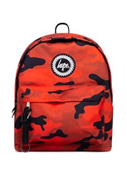 HYPE UNISEX RED CAMO CREST BACKPACK von hype