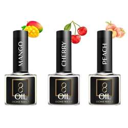 Nagelhaut Pflege Öl Set Nagelöl Maniküre Pediküre Kirsch, Mango, Peach von i Beauty