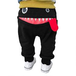 i-uend Baby Pants - Baby Kinder Kinder Jungen Mädchen Cartoon Shark Zunge Harem Hosen Hosen Hosen für 0-3 Jahre von i-uend
