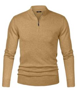 iClosam Men's Cotton Knitted Jumper V-Neck Fine Knit Winter Jumper Sweater Men's Pullover Sweater Long Sleeve… von iClosam