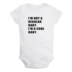 iDzn I'm Not a Normal Baby I'm a Cool Baby Lustige Strampler, neugeborene Baby bodys, Säugling Overalls, 0-24 Monate Kinder-Outfits, Kleinkind-Kleidung von iDzn