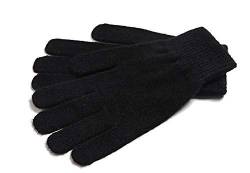 iMongol -Pure Kaschmir Damen Handschuhe Frauen volle Finger Handschuhe Fäustlinge -Warme Wolle -FBA, Schwarz , 38 von iMongol
