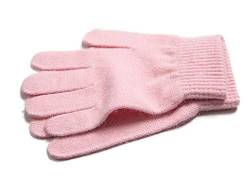iMongol - Pure Kaschmir-Handschuhe für Damen, volle Finger, Fäustlinge, warme Wolle, blassrosa, 85 von iMongol
