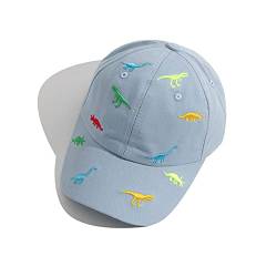 iNszkoos Kinder Basecap für Jungen Mädchen Dinosaurier-Stickerei，UV-Schutz-Kappe Cap Golf Baseball Sport käppis für Kinder Sommer(Blau) von iNszkoos