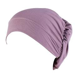 Tennis Griffband Neon Chemo-Hüte, Stirnband, muslimischer Turban-Schal, weicher, lässiger Haarbezug Schweißbänder Stirn Herren (D, One Size) von iOoppek