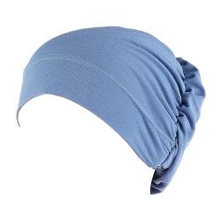 Tennis Griffband Neon Chemo-Hüte, Stirnband, muslimischer Turban-Schal, weicher, lässiger Haarbezug Schweißbänder Stirn Herren (F, One Size) von iOoppek