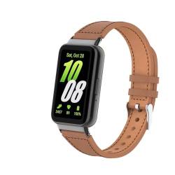 Lederarmband, kompatibel mit Samsung Galaxy Fit 3 Activity Tracker/Smartwatch, Ersatz-Uhrenarmband von iPartsonline