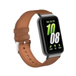 Lederarmband, kompatibel mit Samsung Galaxy Fit 3 Activity Tracker/Smartwatch, Ersatzarmband, Sportuhr-Armband von iPartsonline