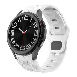 Magnetisches Uhrenarmband, kompatibel mit Samsung Galaxy Watch 6/5/5 Pro/4 Classic, 40 mm/44 mm/45 mm/47 mm, 43 mm/42 mm/46 mm, Silikon-Sportuhrenarmband, 20 mm von iPartsonline