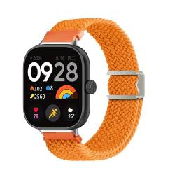 iPartsonline Magnetisches Uhrenarmband aus Nylon, kompatibel mit Xiaomi Redmi Watch 4/Xiaomi Band 8 Pro, geflochtenes Sport-Solo-Schlaufen-Stretch-Armband von iPartsonline