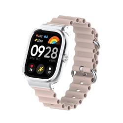 iPartsonline Ocean Silikon-Sportarmband, kompatibel mit Xiaomi Redmi Watch 4, Smartwatch-Armband, Ersatzarmband mit schützender Stoßfängerhülle von iPartsonline