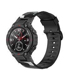 iPartsonline Silikon-Sport-Uhrenarmband, kompatibel mit Amazfit TRex Smartwatch, Gummi, Camouflage, Uhrenarmbänder für Damen und Herren, kompatibel mit Amazfit TRex Pro, SmartWa von iPartsonline