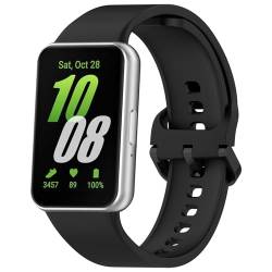 iPartsonline Sportarmband, kompatibel mit Samsung Galaxy Fit 3 Smartwatch, Silikon-Armband, Ersatzarmband von iPartsonline