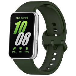 iPartsonline Sportarmband, kompatibel mit Samsung Galaxy Fit 3 Smartwatch, Silikon-Armband, Ersatzarmband von iPartsonline