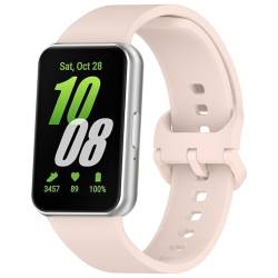 iPartsonline Sportarmband, kompatibel mit Samsung Galaxy Fit 3 Smartwatch, Silikon-Armband, Ersatzarmband von iPartsonline