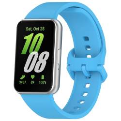 iPartsonline Sportarmband, kompatibel mit Samsung Galaxy Fit 3 Smartwatch, Silikon-Armband, Ersatzarmband von iPartsonline