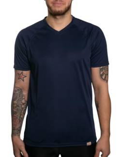 PRO AIR T-Shirt V-Neck Herren UV Shirt 2XL von iQ-UV