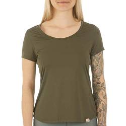 UV Free Shirt, Rundhals Damen (XL, Olive) von iQ-UV