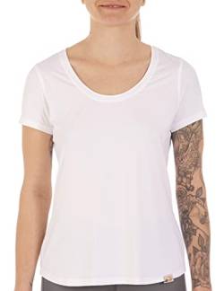 UV Free Shirt, Rundhals Damen (XL, Weiß) von iQ-UV