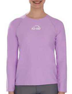 UV T-Shirt Damen Strand & Meer Langarm Purple 3XL (48) von iQ-UV
