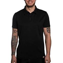 UV Wave Polo Shirt Herren Schwarz 4XL von iQ-UV