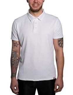 UV Wave Polo Shirt Herren Weiß XL von iQ-UV
