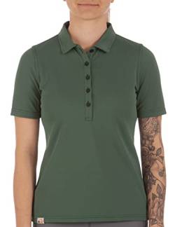 iQ-UV Damen Sonnenschutz Polo Shirt, Grün, M (38) von iQ-UV