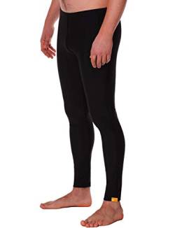 iQ-UV Leggings Herren Handytasche Schwarz 4XL von iQ-UV