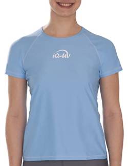 iQ-UV Schutz T-Shirt Damen, Sky (Hellblau) 3XL (48) von iQ-UV