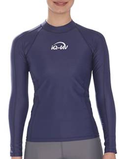 iQ-UV Shirt Damen Langarm Slim Fit Navy 3XL (48) von iQ-UV