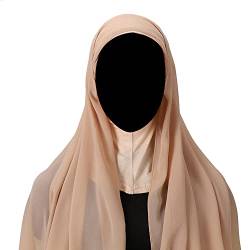 iSpchen Kopftuch Damen Muslimisch Kopftücher Chemo Turban Chiffon Hijab Kopftuch Schal Headwear Sommer Sonnenschutz Kopfbedeckung Tücher Elastische Bandanas Haarschal von iSpchen