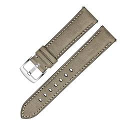 iStrap Uhrenarmband mit Schnellverschluss - Lederarmband Ersatz - Edelstahl Dornschließe - Wahl der Breite - 18 mm, 19 mm, 20 mm, 21 mm, 22 mm von iStrap