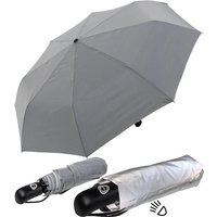 iX-brella Taschenregenschirm First Class stabiler Regenschirm mit Automatik, reflektierend von iX-brella