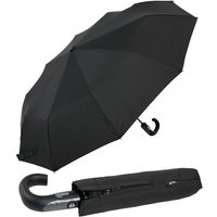 iX-brella Taschenregenschirm Herren Automatikschirm mit 10 Streben stabil groß, Carbonoptik von iX-brella
