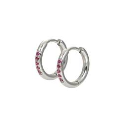 iXXXi Ohrstecker CREOLE FUCHSIA silber von iXXXi Jewelry