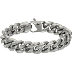 iXXXi Men Edelstahl Herren Armband England Silber | 19cm, Small, Edelstahl, Kein Edelstein von iXXXi