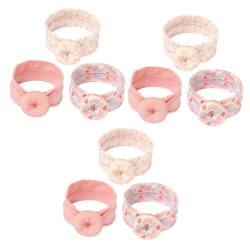 ibasenice 9 Stk Donut-stirnband Neugeborene Stirnbänder Für Kleine Mädchen Baby-knoten-stirnbänder Schleifenstirnbänder Für Babymädchen Süßes Baby Indischer Hut Baumwolle Breitseite von ibasenice